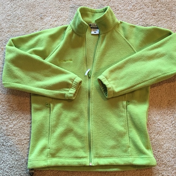 Columbia Fleece Green Jacket size Small - Picture 2 of 5